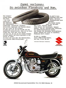 '80 GS850G German magazine ad